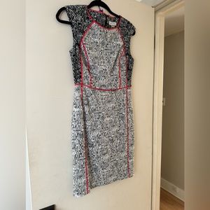 Calvin Klein Patterned Work Dress - like new